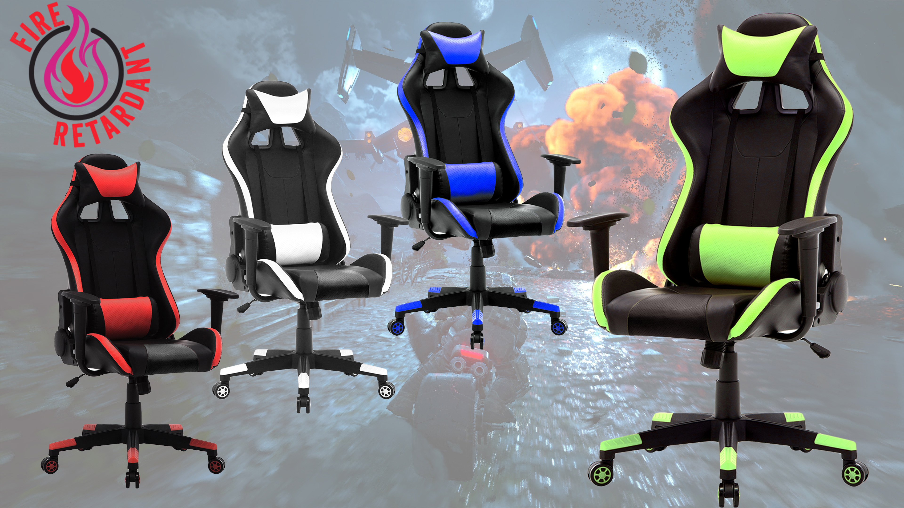 High Back Gaming Recliner Chair BA-0023 | CosmoBuy