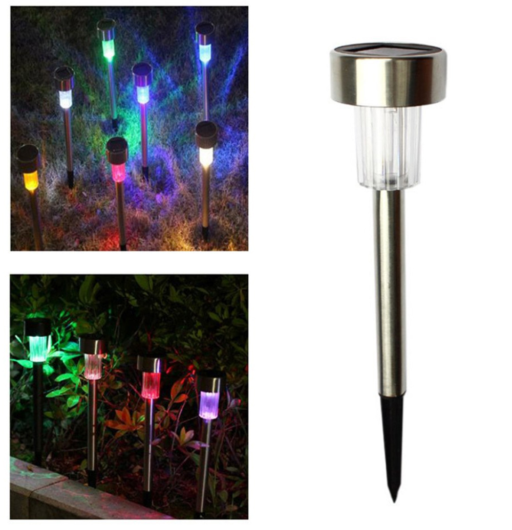 Solar Powered Garden Light Post Patio 8222 | CosmoBuy