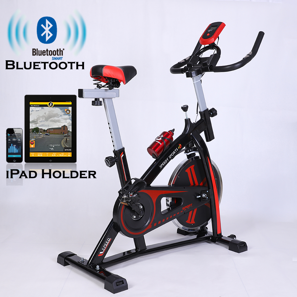 Indoor Fitness Cardio Sport Exercise Bike 10KG Flywheel Cardio Workout Bluetooth 